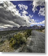 The Road To Red Rock Metal Print