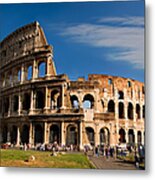 The Roman Colosseum Metal Print