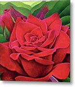 The Rose Metal Print