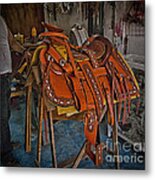 The Saddlemaker  ... Metal Print