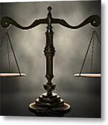 The Scales Of Justice Metal Print
