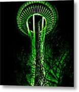 The Space Needle In The Emerald City Ii Metal Print