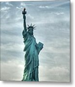 The Statue Of Liberty - Liberty Island - Manhattan - New York Metal Print
