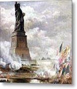 The Statue Of Liberty Metal Print