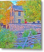 The Stone House At The Oliver Miller Homestead / Late Afternoon Metal Print