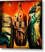 The Suspended Temple Metal Print