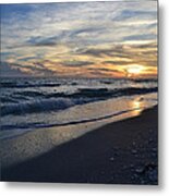 The Touch Of The Sea Metal Print
