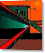 The Train Station   Number 2 Metal Print