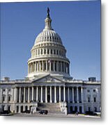 The United States Capitol Metal Print