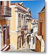 The Upper Town Of Symi Island - Greece Metal Print