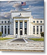 The Us Federal Reserve Board Building Metal Print