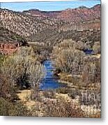 The Verde River In The Verde Canyon Arizona Metal Print