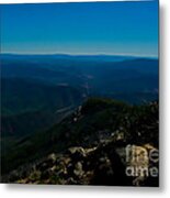 The View From The Summit Of Mount Buffalo Metal Print