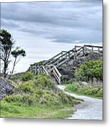 The Walkway At Neck Point Metal Print