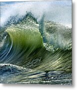 The Wave Metal Print