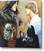 The Way Of The Force Metal Print