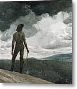 The Woodcutter Metal Print