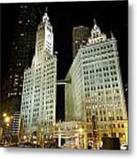 The Wrigley Building Metal Print