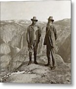 Theodore Roosevelt And John Muir Metal Print