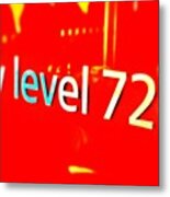 #theshard #shard #theview #level72 #red Metal Print