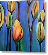 Thinking Spring Metal Print