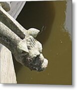 Thirsty Gargoyle Metal Print