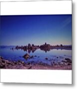 This Is A Shot Of Mono Lake In Metal Print