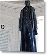 Thomas Jefferson Statue Metal Print