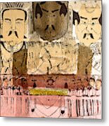 Three Gods, Founders Of Chinese Medicine Metal Print