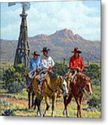 Three Riders Metal Print