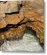 Thunder Hole Metal Print