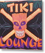Tiki Lounge Metal Print