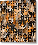 Tiles.orange.2 Metal Print