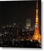 Tokyo Tower Metal Print