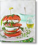 Tomato Salad Metal Print