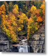 Top Of The Falls Metal Print