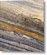 Touch Of Gold Metal Print