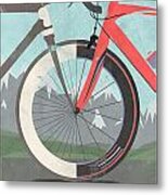 Tour De France Bicycle Metal Print