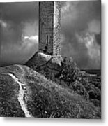 Tour De La Clauze Tower. Saugues. Haute-loire Department. Auvergne. France Metal Print