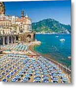 Town Of Atrani Metal Print