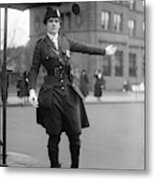 Traffic Cop, 1918 Metal Print