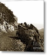 Trail On Mt. Tamalpais Marin Co California Circa 1902 Metal Print