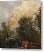 Train Crossing Soo Line 1003 Metal Print