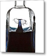 Trapped In A Bottle Metal Print