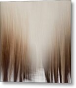 Trees In Winter Metal Print