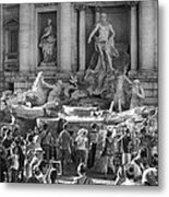 Trevi Fountain Metal Print