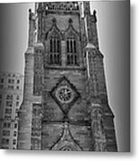 Trinity Church Clock Tower - New York Metal Print