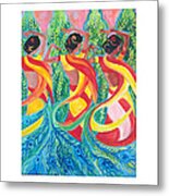 Trio Metal Print