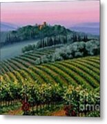 Tuscan Dusk Metal Print