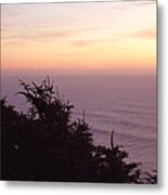 Twilight On The Coast Metal Print